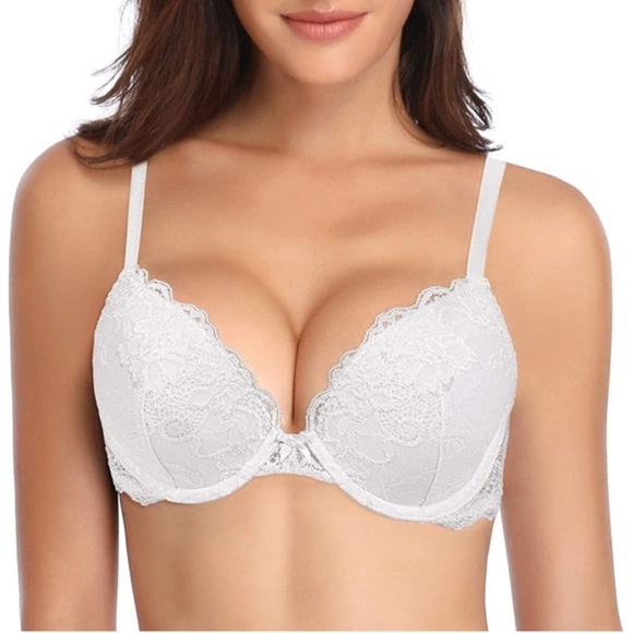 🆕 Push Up Lace Bra Comfort Padded Underwire - Picture 1 of 4